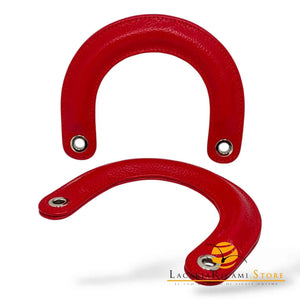 MANICI Stile DIOR In VERA PELLE - MAS Srl - Colore: ROSSO - by LacariaRicami.Store