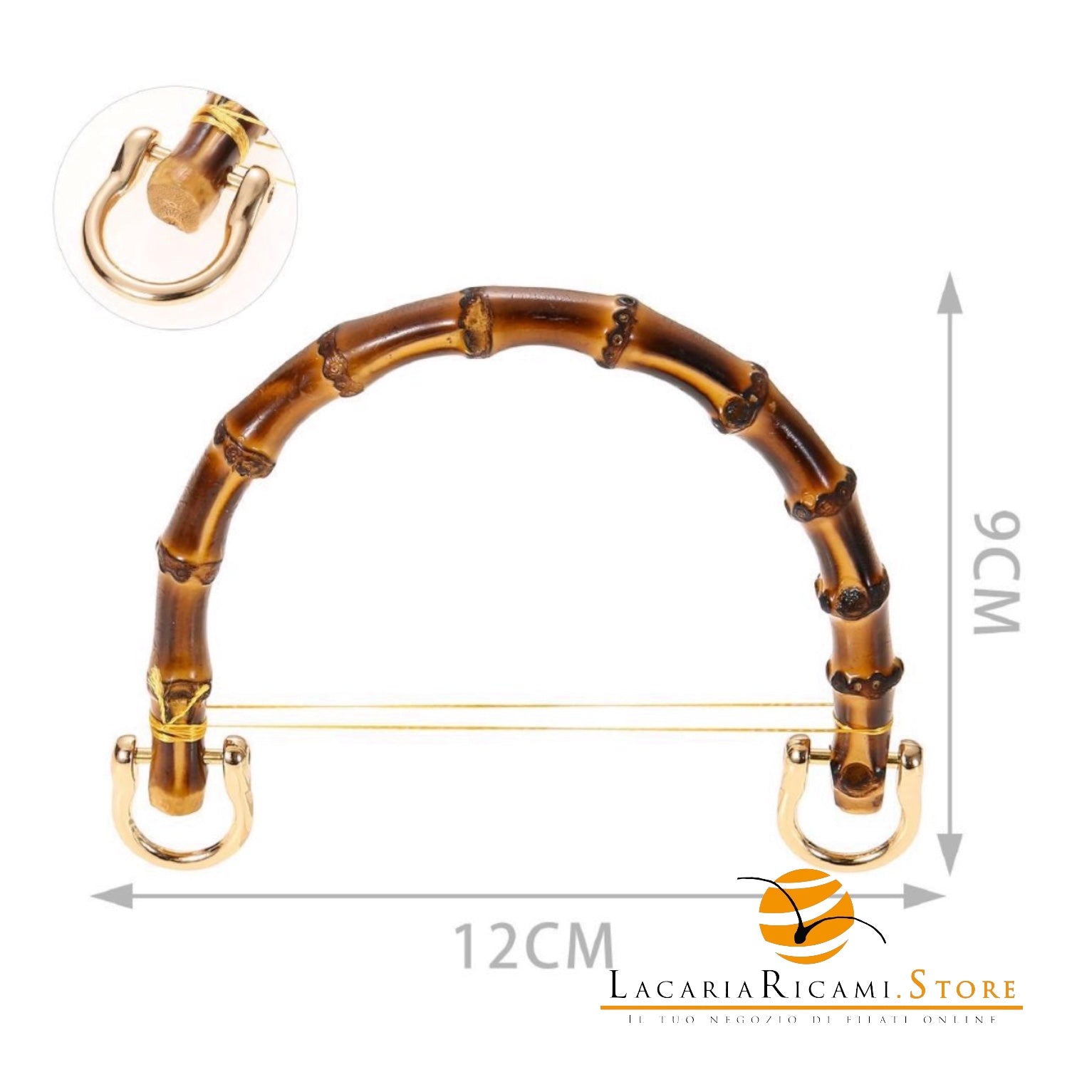 MANICI BAMBOO 12X9 Cm - Colore: - by LacariaRicami.Store