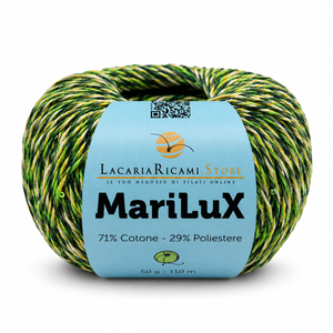 COTONE MariLuX - LacariaRicami.Store - Colore: 34 - VERDE MIX - by LacariaRicami.Store