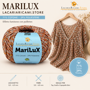 COTONE MariLuX - LacariaRicami.Store - Colore: - by LacariaRicami.Store