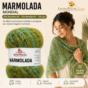Lana MARMOLADA - MONDIAL - Colore: - by LacariaRicami.Store