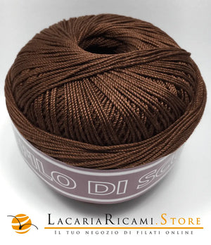 FILO DI SCOZIA "F.B." - 12 - Colore: BROWN - MARRONE - by LacariaRicami.Store