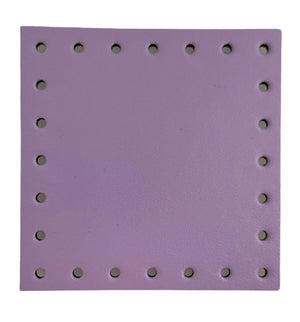 MATTONELLE ECOPELLE PER BORSE CM 7X7 - Colore: ME800-44G - GLICINE - by LacariaRicami.Store