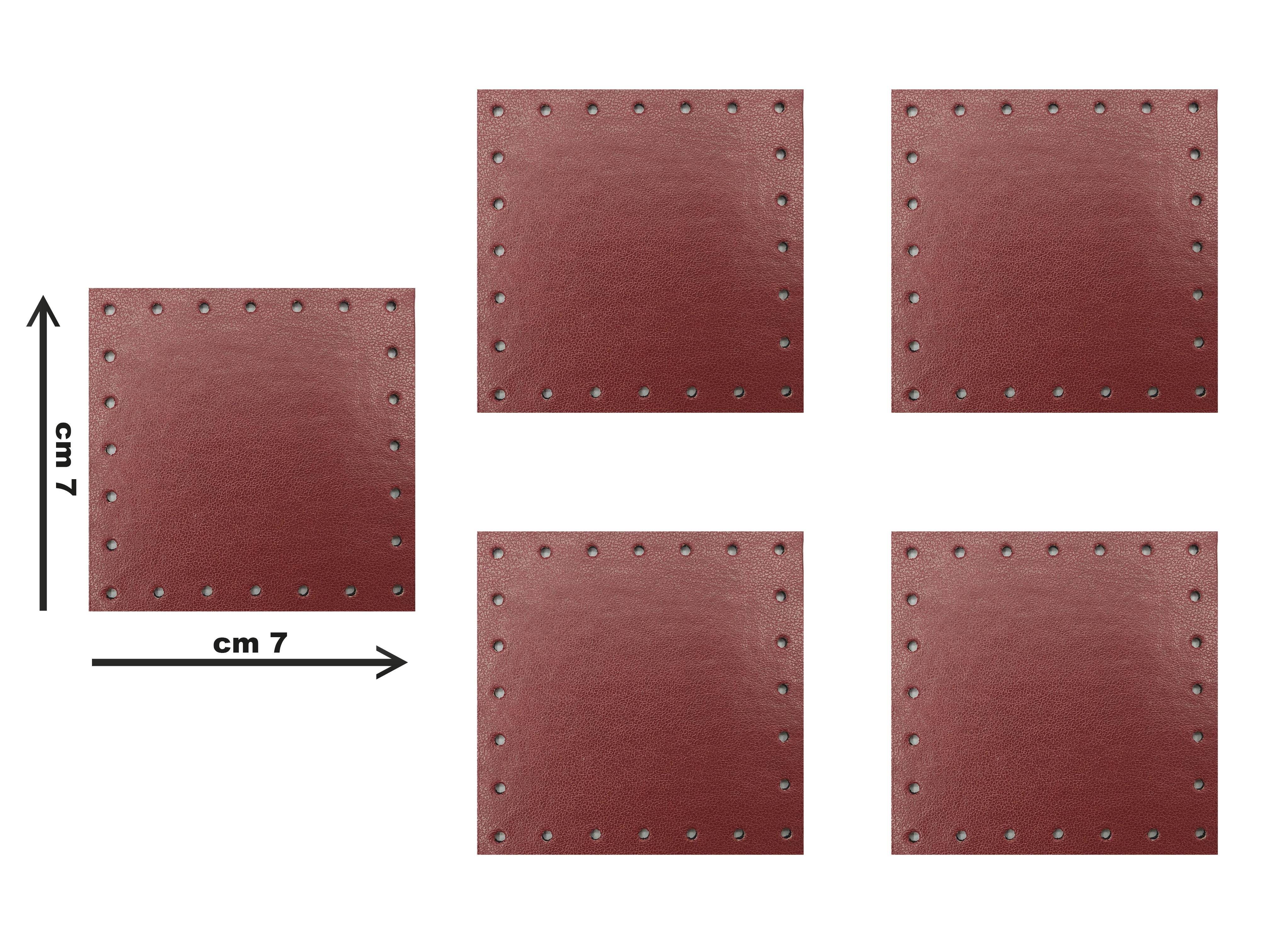 MATTONELLE ECOPELLE PER BORSE CM 7X7 - - LacariaRicami.Store