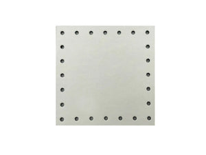 MATTONELLE ECOPELLE PER BORSE CM 7X7 - Colore: ME800-00 - BIANCO - by LacariaRicami.Store