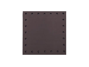 MATTONELLE ECOPELLE PER BORSE CM 7X7 - Colore: ME800-06 - MARRONE - by LacariaRicami.Store