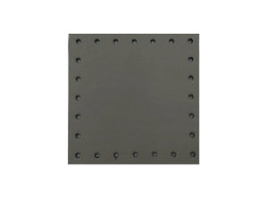 MATTONELLE ECOPELLE PER BORSE CM 7X7 - Colore: ME800-10 - GRIGIO - by LacariaRicami.Store