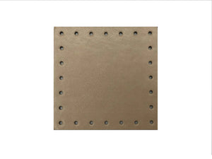 MATTONELLE ECOPELLE PER BORSE CM 7X7 - Colore: ME800-34 - BEIGE - by LacariaRicami.Store