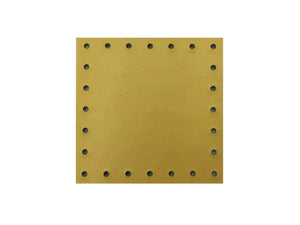 MATTONELLE ECOPELLE PER BORSE CM 7X7 - Colore: ME800-46 - GIALLO - by LacariaRicami.Store