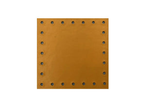 MATTONELLE ECOPELLE PER BORSE CM 7X7 - Colore: ME800-47 - ARANCIONE - by LacariaRicami.Store
