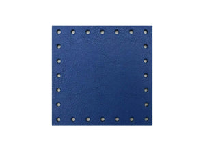 MATTONELLE ECOPELLE PER BORSE CM 7X7 - Colore: ME800-49 - BLU ELETTRICO - by LacariaRicami.Store