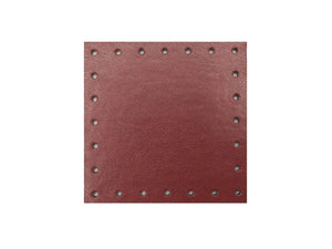 MATTONELLE ECOPELLE PER BORSE CM 7X7 - Colore: ME800-51 - ROSSO - by LacariaRicami.Store