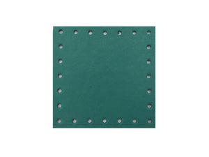 MATTONELLE ECOPELLE PER BORSE CM 7X7 - Colore: ME800-90 - VERDE - by LacariaRicami.Store