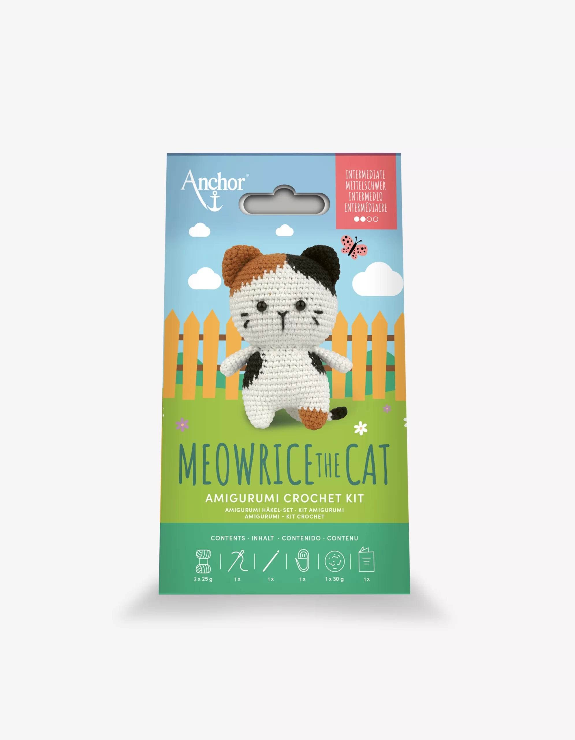 Kit Amigurumi Meowrice The Cat - Anchor - - LacariaRicami.Store