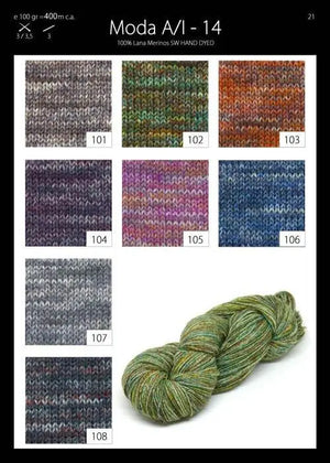 LANA Merinos Hand Dyed - Tropical Lane - - LacariaRicami.Store