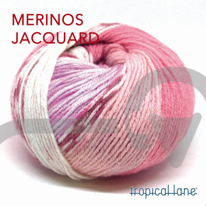 LANA Merinos Jacquard - Tropical Lane - - LacariaRicami.Store