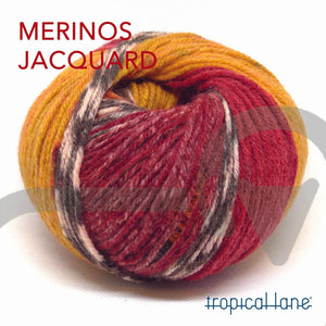 LANA Merinos Jacquard - Tropical Lane - - LacariaRicami.Store