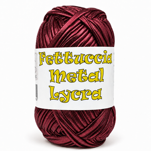 Fettuccia METAL LYCRA - MAS Srl - Colore: 19 - BORDEAUX - by LacariaRicami.Store