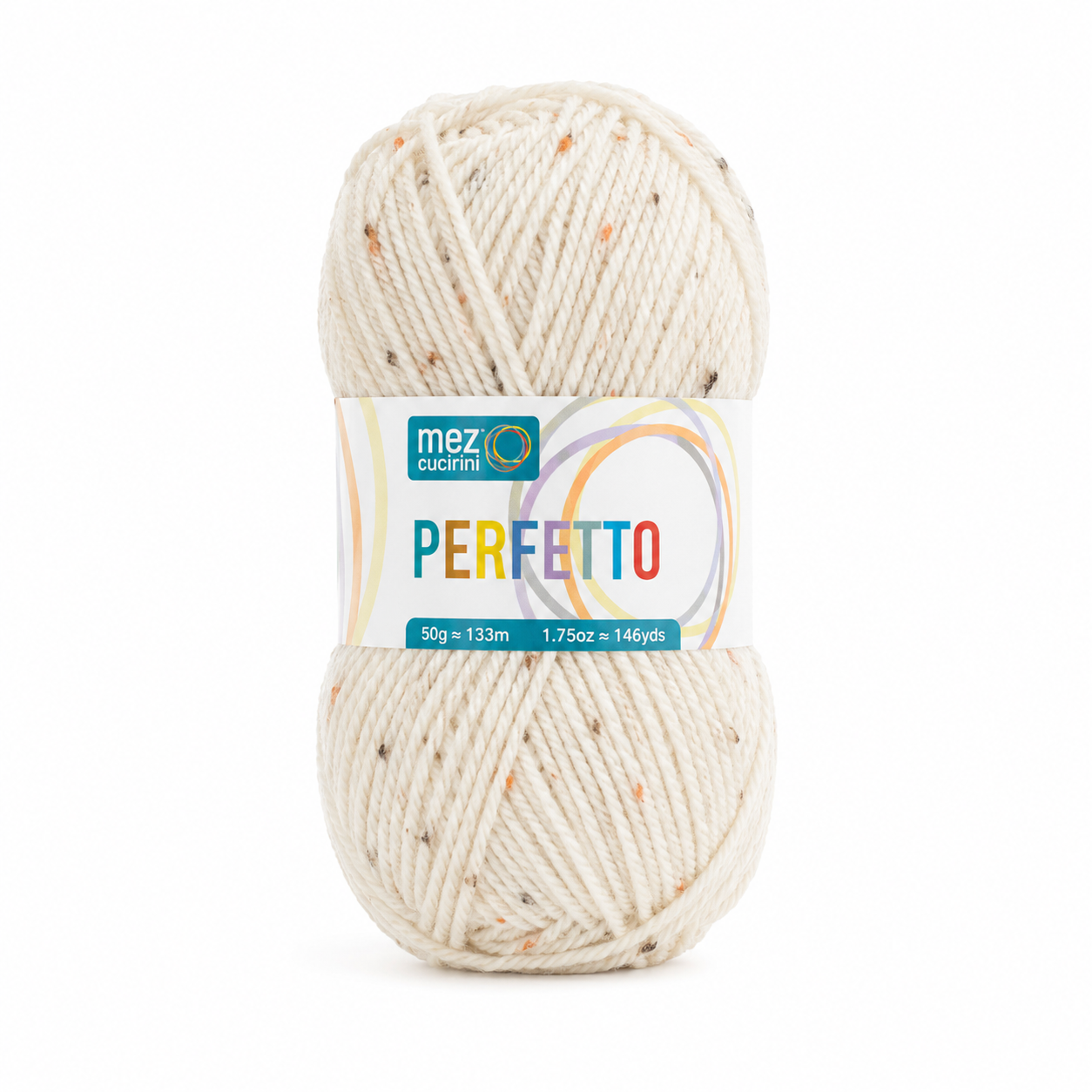 Lana PERFETTO - Mez Cucirini - Colore: P0002 - PANNA MULTICOLOR - by LacariaRicami.Store