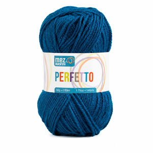Lana PERFETTO - Mez Cucirini - Colore: P08195 - BLU PETROLIO - by LacariaRicami.Store