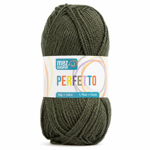 Lana PERFETTO - Mez Cucirini - Colore: P08347 - VERDE MILITARE - by LacariaRicami.Store