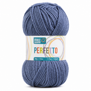 Lana PERFETTO - Mez Cucirini - Colore: P08362 - AIRFORCE - by LacariaRicami.Store