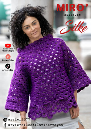 Lana MIRÒ - Silke - 0240 - VIOLA - LacariaRicami.Store