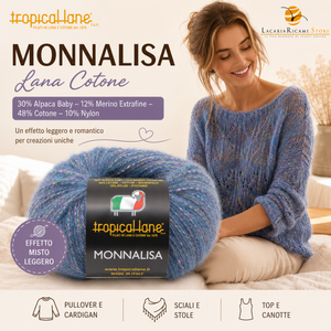 Lana/Cotone MONNALISA - Tropical Lane - Colore: - by LacariaRicami.Store