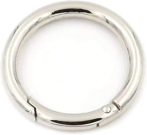 Moschettone Ventaglio 48 mm - Colore: ARGENTO (2 pezzi) - by LacariaRicami.Store