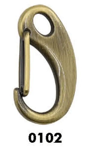 MOSCHETTONE 31X16 mm - Colore: 0102 - BRONZO - by LacariaRicami.Store