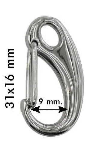 MOSCHETTONE 31X16 mm - Colore: - by LacariaRicami.Store