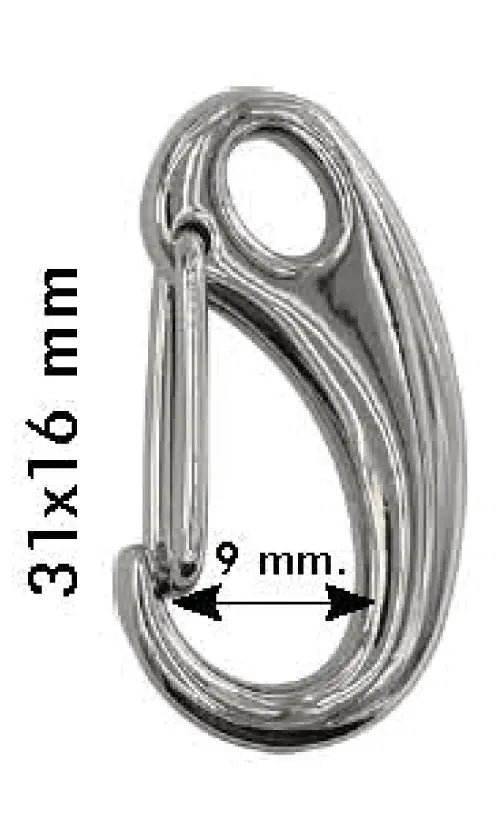 MOSCHETTONE 31X16 mm - - LacariaRicami.Store