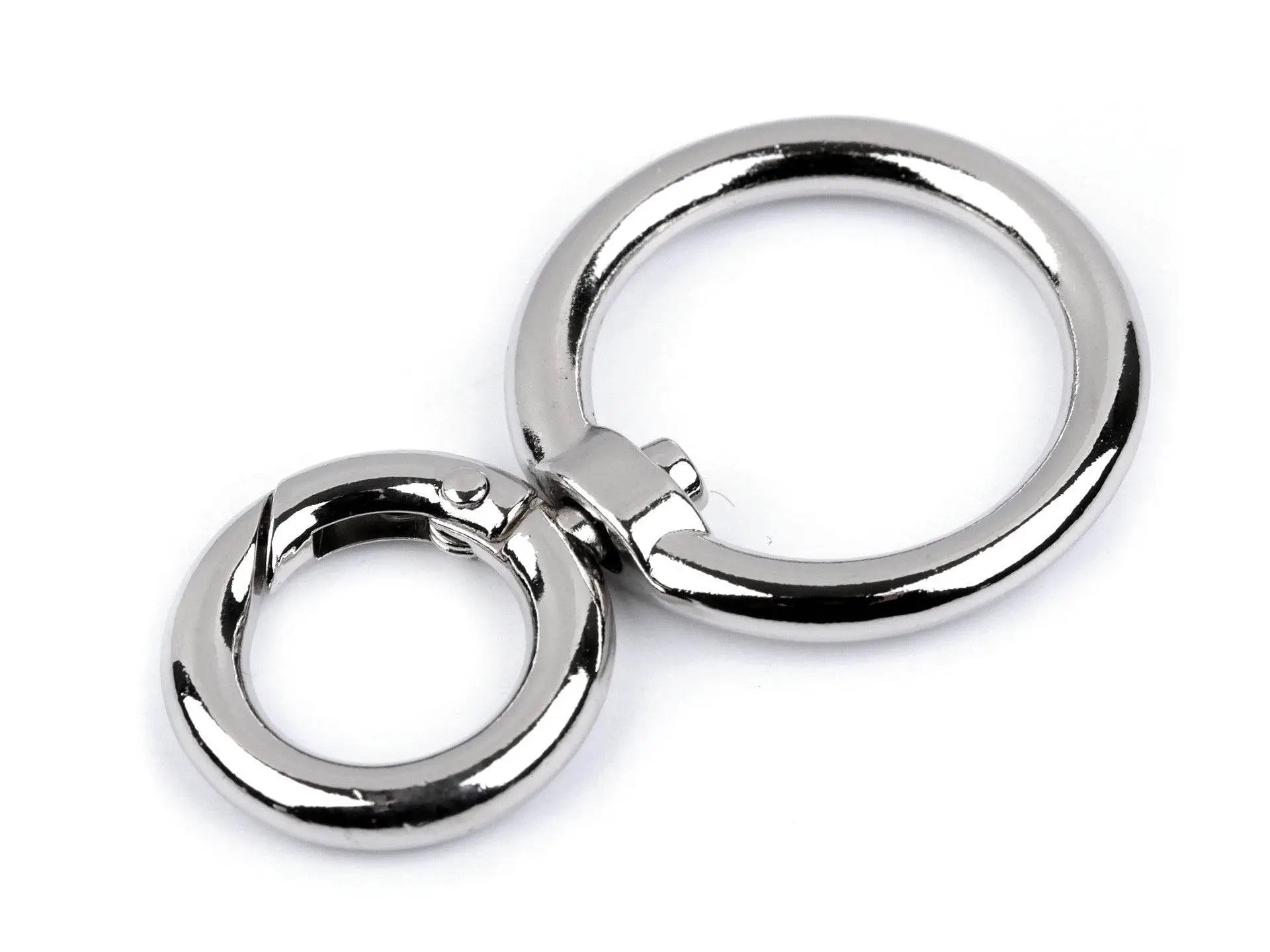 MOSCHETTONE Con Aggancio Tondo 25 mm - - LacariaRicami.Store