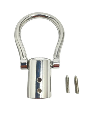 MOSCHETTONE Per Borsa 60x35 mm - MA203 - Colore: ARGENTO - by LacariaRicami.Store
