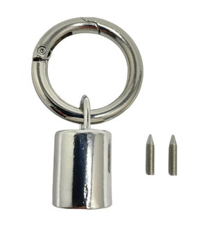 MOSCHETTONE Per Borsa 60x35 mm - MA204 - Colore: ARGENTO - by LacariaRicami.Store