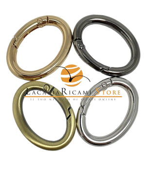 MOSCHETTONE OVALE 18X28 mm - Colore: - by LacariaRicami.Store