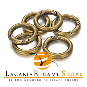 Moschettone Ventaglio 25 mm | Sicuro - - LacariaRicami.Store