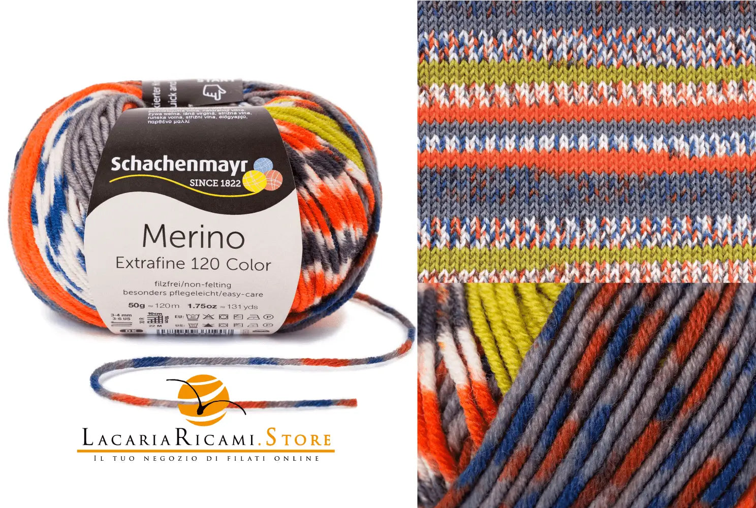 Lana MERINO EXTRAFINE COLOR 120 - Schachenmayr - - LacariaRicami.Store