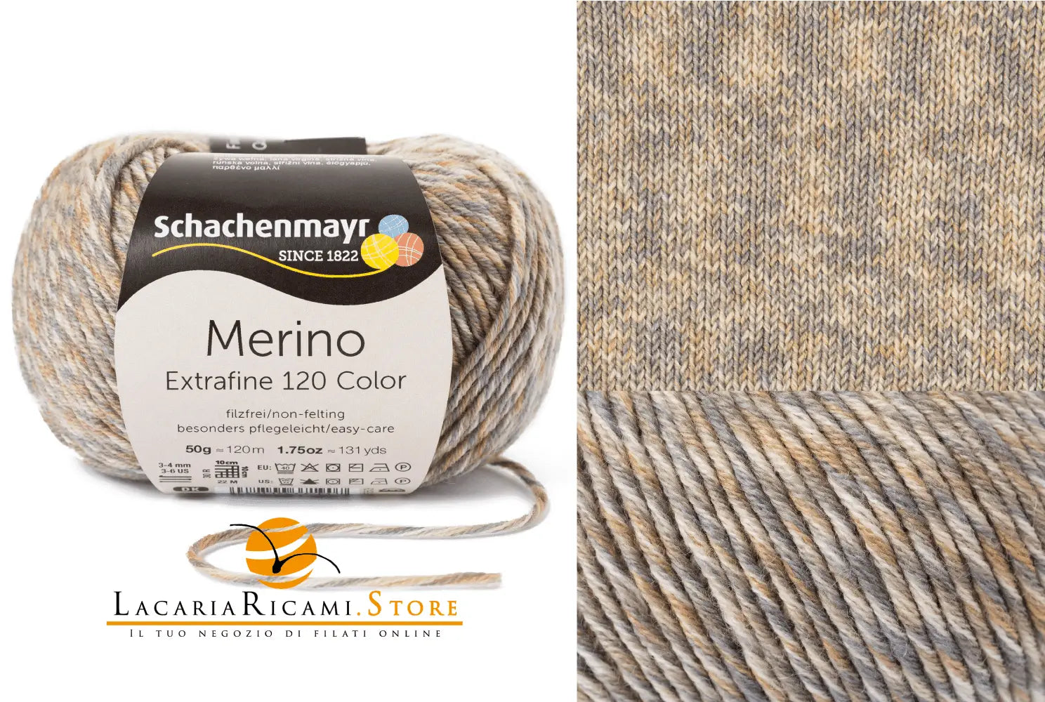Lana MERINO EXTRAFINE COLOR 120 - Schachenmayr - - LacariaRicami.Store