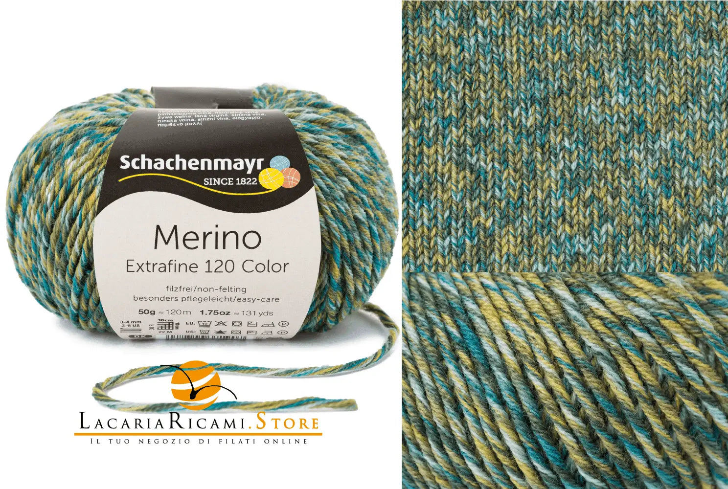 Lana MERINO EXTRAFINE COLOR 120 - Schachenmayr - - LacariaRicami.Store