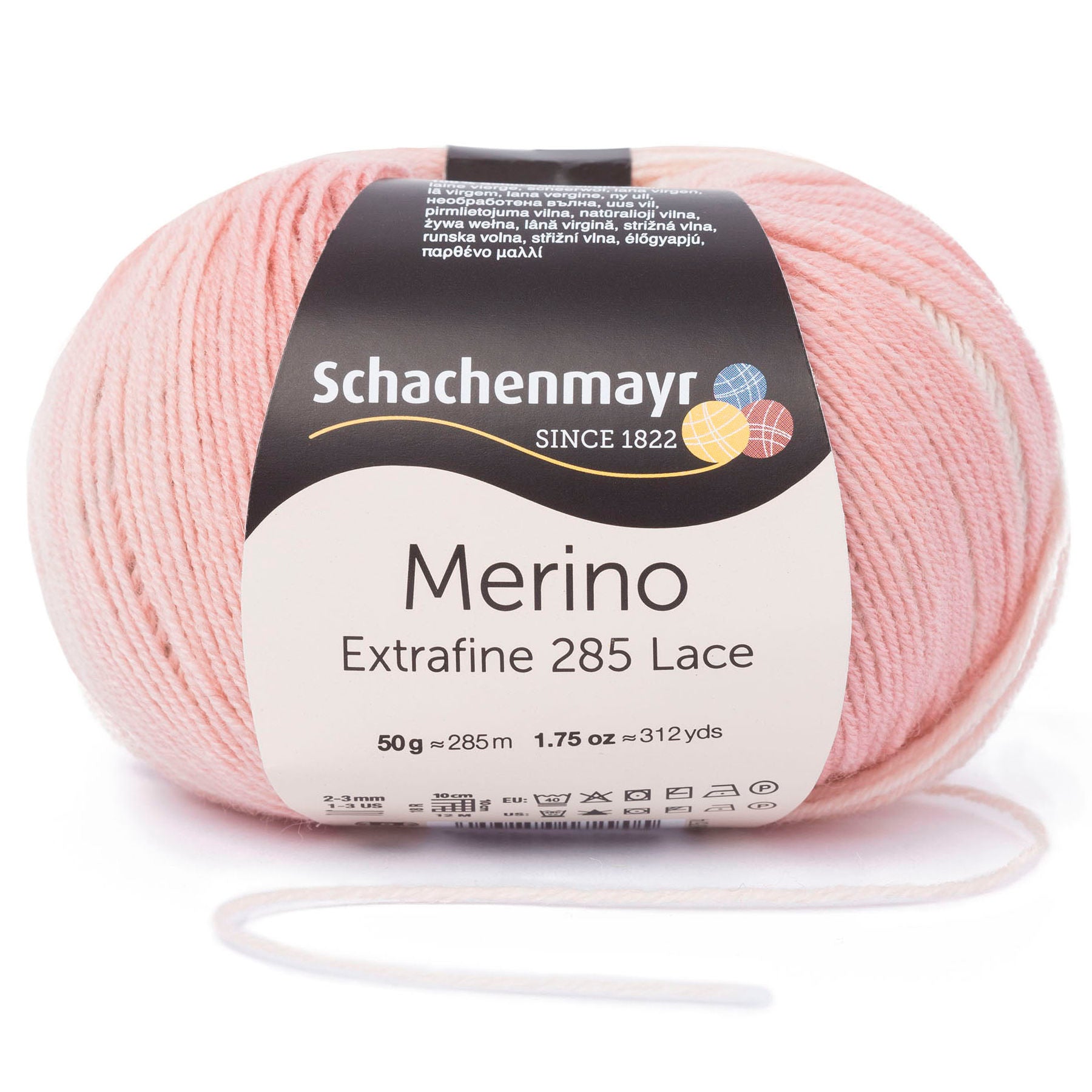 Lana MERINO EXTRAFINE 285 LACE - Schachenmayr - 00580 - Studio - LacariaRicami.Store