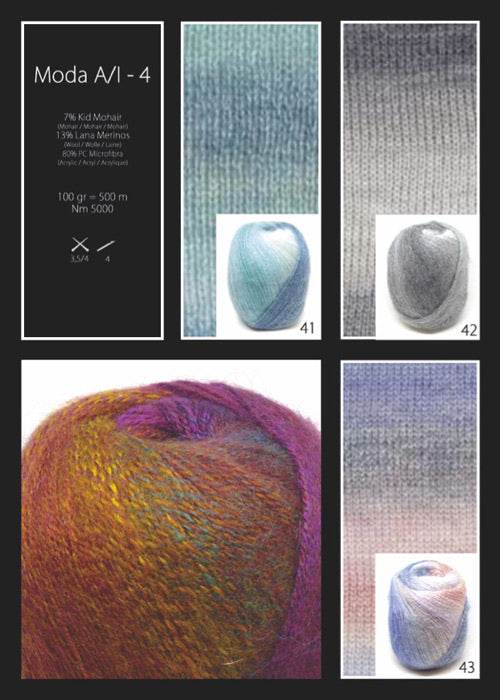 LANA Mohair Color - Tropical Lane - - LacariaRicami.Store