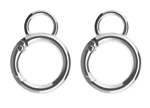 Moschettone Ventaglio Con Gancio - Colore: ARGENTO - by LacariaRicami.Store