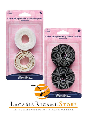 NASTRO a Strappo Autoadesivo 1,25 metri x 20 mm - Hemline - Colore: - by LacariaRicami.Store