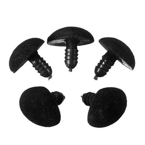 NASI di Sicurezza PER AMIGURUMI - Colore: TRIANGOLO NERO VELLUTO 9X11mm - by LacariaRicami.Store