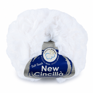 MICROFIBRA New Cincillà - Miss Tricot Filati - Colore: 01 - BIANCO - by LacariaRicami.Store