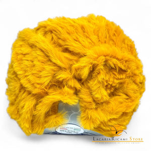 MICROFIBRA New Cincillà - Miss Tricot Filati - Colore: 243 - SENAPE - by LacariaRicami.Store