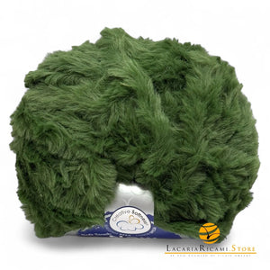 MICROFIBRA New Cincillà - Miss Tricot Filati - Colore: 244 - VERDE MILITARE - by LacariaRicami.Store