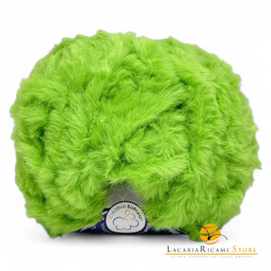 MICROFIBRA New Cincillà - Miss Tricot Filati - Colore: 245 - PISTACCHIO - by LacariaRicami.Store