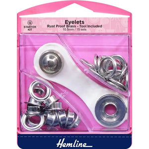 OCCHIELLI in Ottone Con Rondelle - Hemline - Colore: H438P.10.N - ARGENTO - by LacariaRicami.Store